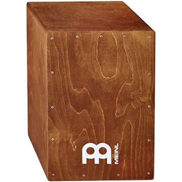 Meinl Percussion Box Drum with Internal Free Made in Europe-Baltic Birch Wood Full Size, 2-Year Warr...