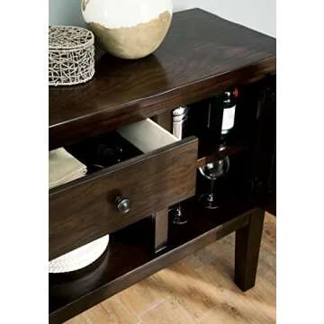 Haddigan Dining Room Buffet Cabinet with Wine Rack