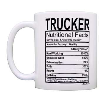 ThisWear Truck Driver Nutritional Facts Coffee Mug