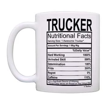 ThisWear Truck Driver Nutritional Facts Coffee Mug