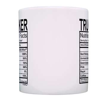 ThisWear Truck Driver Nutritional Facts Coffee Mug