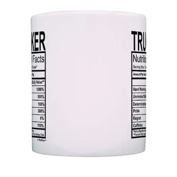 ThisWear Truck Driver Nutritional Facts Coffee Mug