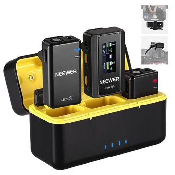 NEEWER CM28 Wireless Lavalier Mic with Noise Canceling