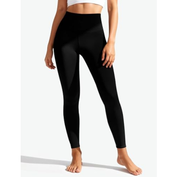 Bluemaple High Waisted Leggings for Women - Tummy Control Pants Non See Through Workout Soft Yoga Pa...