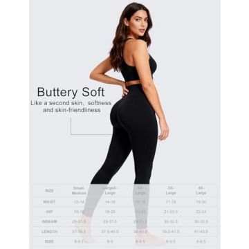 Bluemaple High Waisted Leggings for Women - Soft & Non-See Through