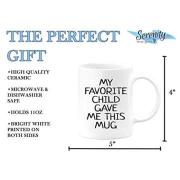 Hilarious Funny Novelty Mug Gift | Birthday Valentines Day Christmas Gifts For Dad Mom | Daughter Me...