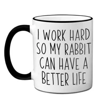 Funny Bunny Mom Coffee Mug - Perfect Rabbit Owner Gift - 11oz & 15oz