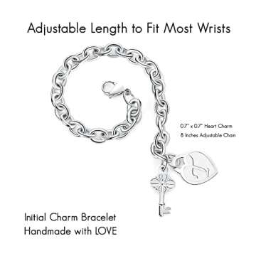 TONY & SANDY Easter Basket Stuffers Valentines Gifts for Teen Girls Charm Bracelet Jewelry Teenage G...