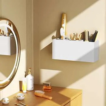 NIUBEE Hair Tool Wall Mount Organizer - Tidy & Safe