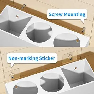 NIUBEE Hair Tool Wall Mount Organizer - Tidy & Safe