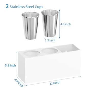 NIUBEE Hair Tool Wall Mount Organizer - Tidy & Safe