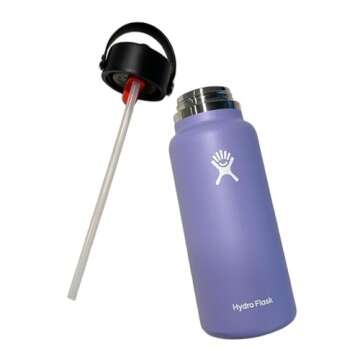Hydro Flask Wide Mouth Flex Straw Cap Trillium 32 Oz