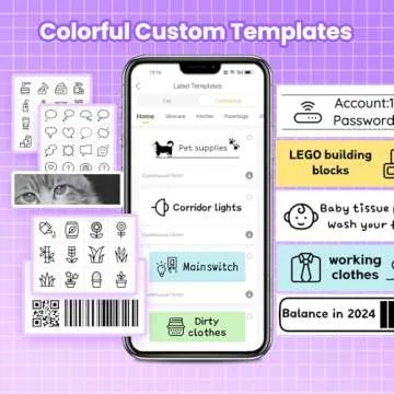 Portable Vretti Bluetooth Label Maker for Creative Labels
