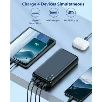 High-Capacity Portable Charger - 50000mAh Power Bank