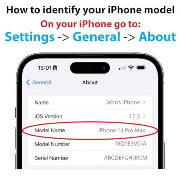 CaseCharming Clear Phone Case for iPhone 16 15 14 13 12 Pro Plus Max mini Personalized Custom Name Transparent Cover