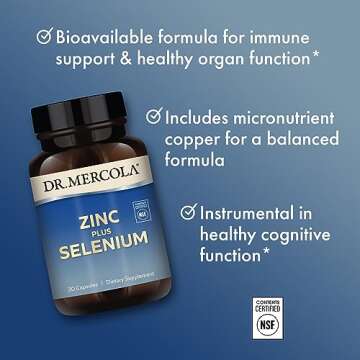 Superior Zinc Plus Selenium Supplement for Immune Support