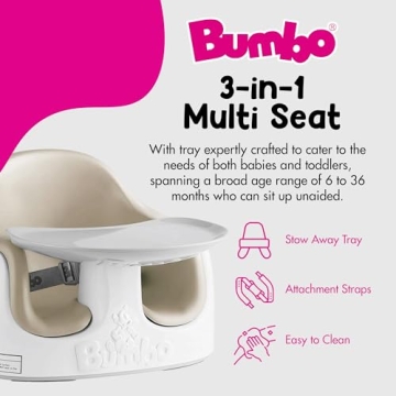 Bumbo 3-in-1 Multi Seat Booster with Feeding Tray