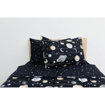 Beddy's Space Theme Kids Zipper Bedding Set for Easy Use