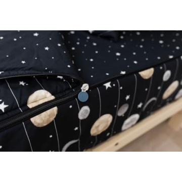 Beddy's Space Theme Kids Zipper Bedding Set for Easy Use