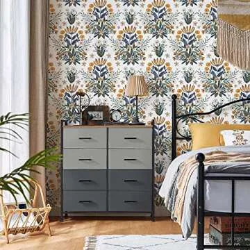 Floralplus Boho Wallpaper - Removable Peel and Stick Design