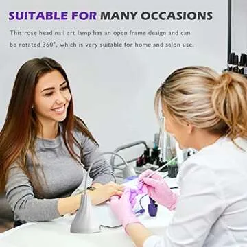 SMALLSHS LED UV Nail Lamp for Effortless Gel Curing