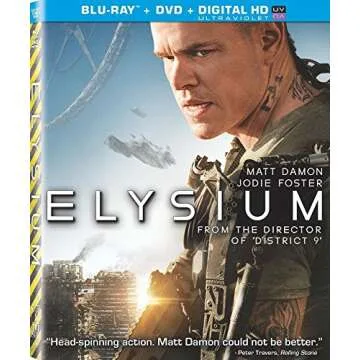 Elysium [Blu-ray] - A Sci-Fi Masterpiece for Home Viewing