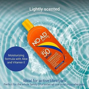 NO-AD SPF 50 Sport Sunscreen - Broad Spectrum UV Protection
