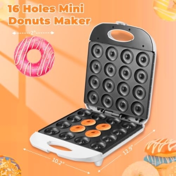 Versatile Mini Donut Maker for Fun Homemade Snacks