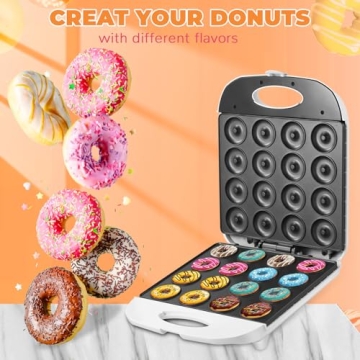 Versatile Mini Donut Maker for Fun Homemade Snacks