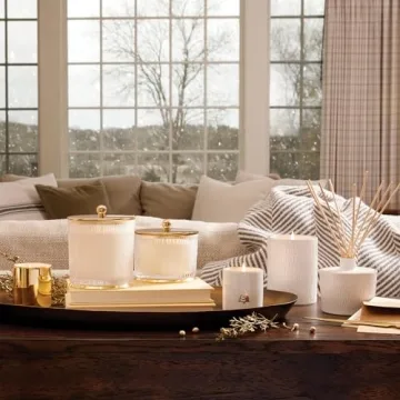 Thymes Frasier Fir Candle - Luxury Pine Scented Decor