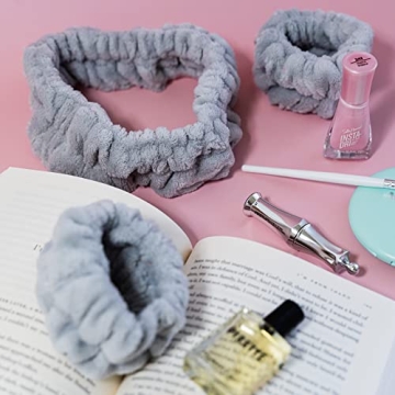 FROG SAC Spa Headband & Wristbands Set for Skincare