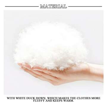 Srkrando Baby Toddler Snowsuit Boys Girls Winter Kids Snow Bib Pant Jacket Suit Coat