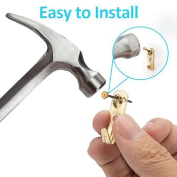 30 lb Picture Hangers Set for All Your Decorating Needs