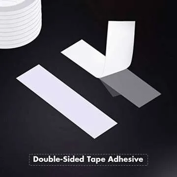 cridoz Double Sided Adhesive Tape, 9 Rolls Double-Side Craft Tape for Card Making, Scrapbooking, DIY Crafts and Office School Stationery Supplies (1/4 Inch, 25 Yards Per Rool)