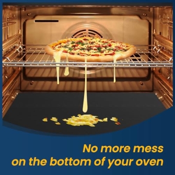 Oven Liners - Reusable Heavy Duty Non-Stick Oven Mats 2 Pack