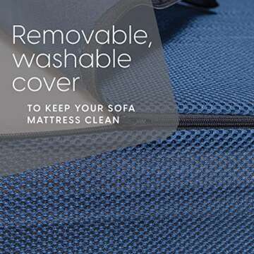 Milliard Tri-Fold Foam Folding Mattress - Twin XL Comfort