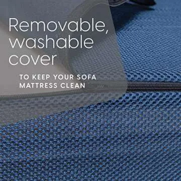 Milliard Tri-Fold Foam Folding Mattress - Twin XL Comfort