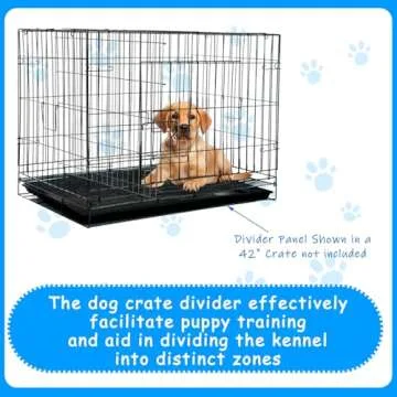 Tandefio Dog Crate Divider Panel for Pets (2 Pcs)