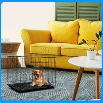 Tandefio Dog Crate Divider Panel for Pets (2 Pcs)