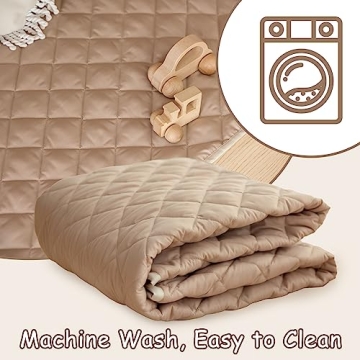 Kids Fairy Tale Play Tent with Mat Lights Indoor Castle