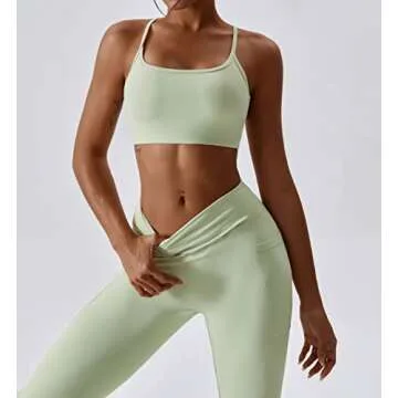 ABOCIW Women Workout Sets Comfortable Yoga Outfit