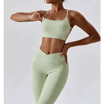 ABOCIW Women Workout Sets Comfortable Yoga Outfit