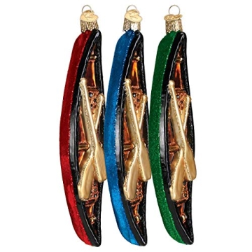 Canoe Glass Blown Ornament - Unique Christmas Decor