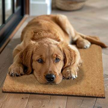 IRONGATE Coco Coir Doormat - 2 Pack - Non Slip Heavy Rubber Back Dirt Trapping Welcome Rug - Easy Clean Durable Indoor Outdoor Mats - Entryway Front Door Porch Heavy Traffic Areas -17 X 30- Natural