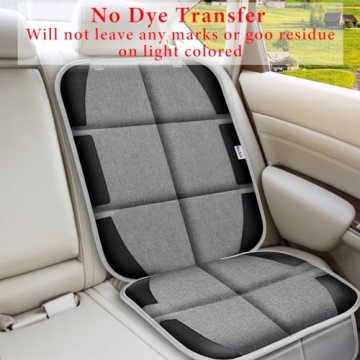 Meolsaek Car Seat Protector with Non-Slip Backing