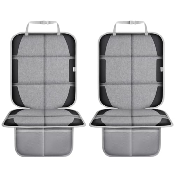 Meolsaek Car Seat Protector with Non-Slip Backing