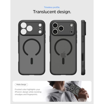 Spigen iPhone 17 Pro Case Ultra Hybrid MagFit Frost Black