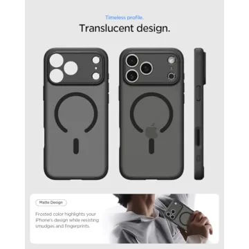 Spigen iPhone 17 Pro Case Ultra Hybrid MagFit Frost Black