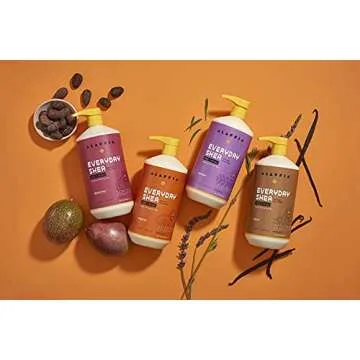 Alaffia EveryDay Shea Body Wash Bundled with Shea Body Lotion for Normal to Very Dry Skin, Moisturizes and Cleanses, with Fair Trade Shea Butter, Coconut Oil, Lavender, 2-16 fl oz Bottles