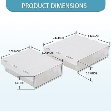 Under Desk Storage Drawer Organizer for Clutter-Free Workspace